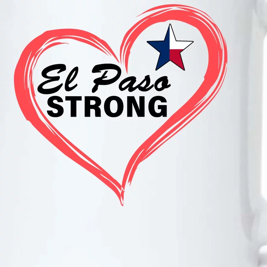 El Paso Strong Heart Texas Star Black Color Changing Mug