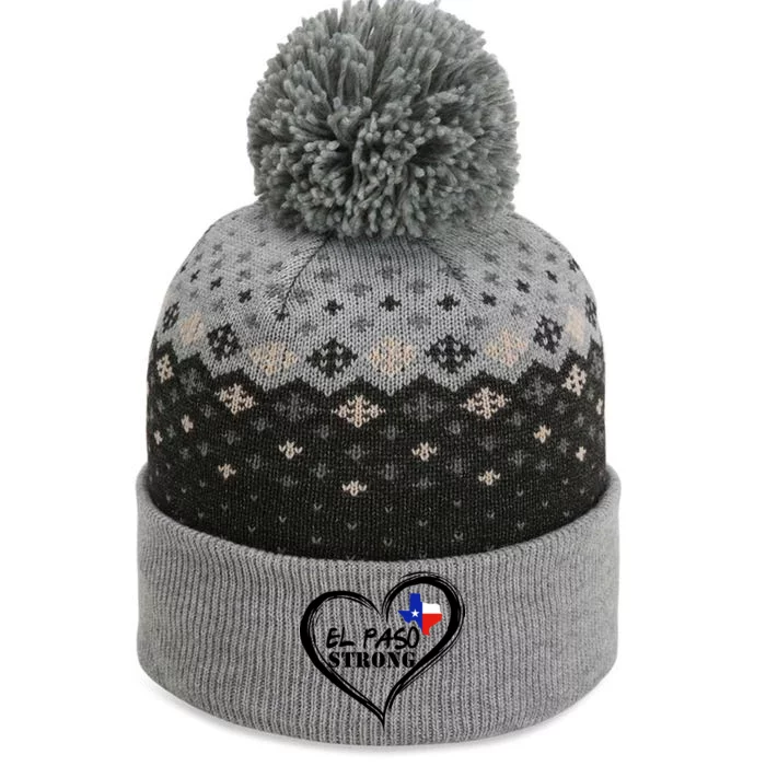 El Paso Strong Support Texas The Baniff Cuffed Pom Beanie