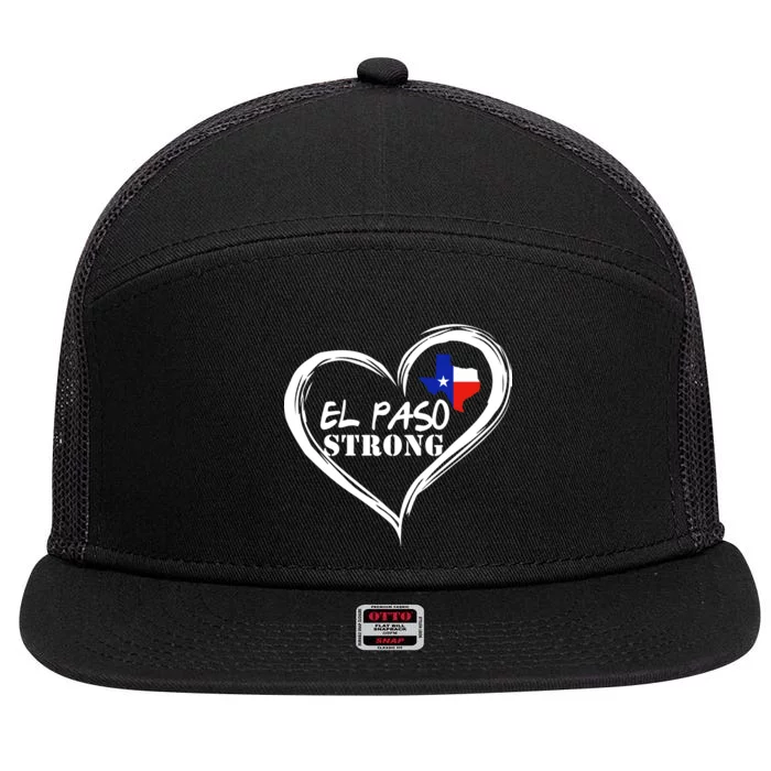 El Paso Strong Support Texas 7 Panel Mesh Trucker Snapback Hat