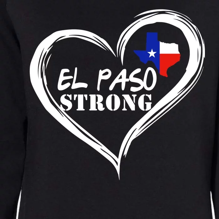 El Paso Strong Support Texas Womens California Wash Sweatshirt