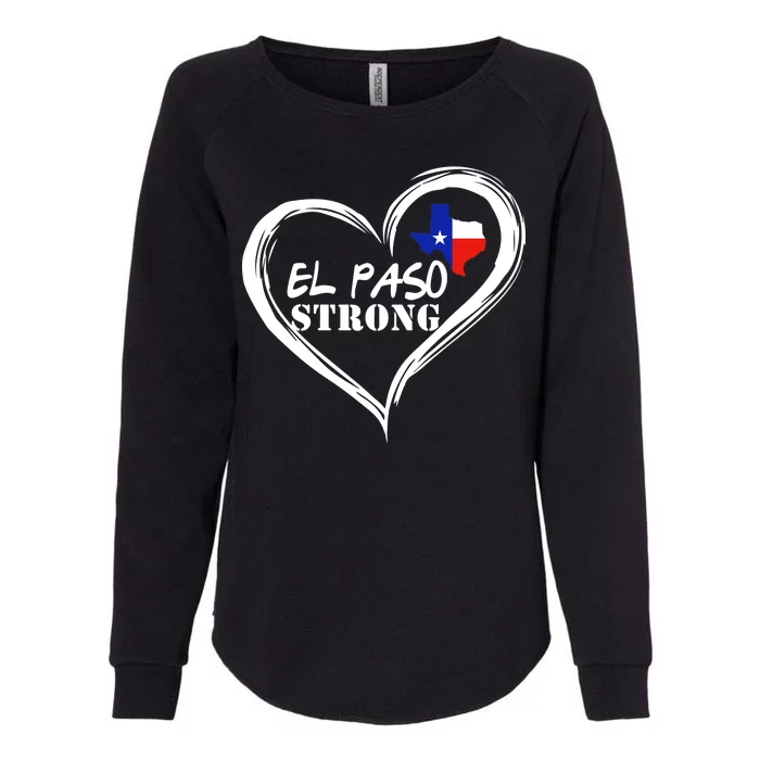 El Paso Strong Support Texas Womens California Wash Sweatshirt