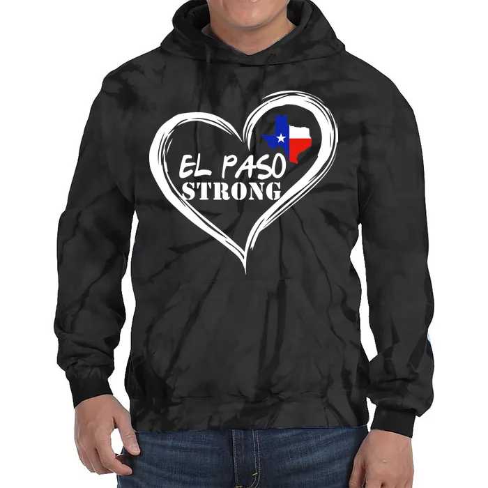 El Paso Strong Support Texas Tie Dye Hoodie