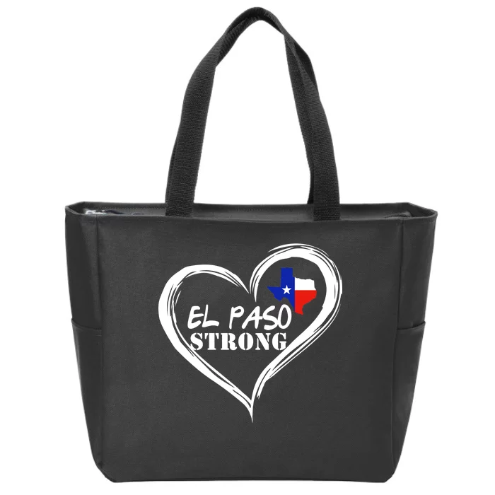 El Paso Strong Support Texas Zip Tote Bag