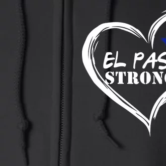 El Paso Strong Support Texas Full Zip Hoodie