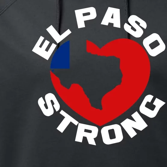 El Paso Strong Texas Heart Performance Fleece Hoodie