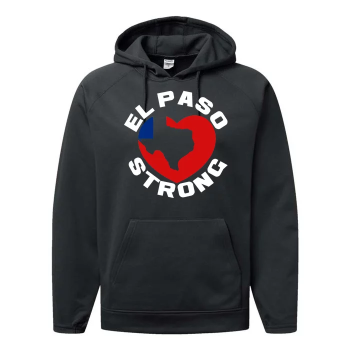 El Paso Strong Texas Heart Performance Fleece Hoodie