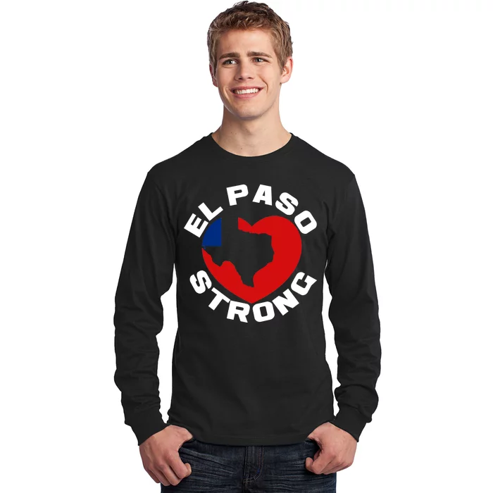 El Paso Strong Texas Heart Long Sleeve Shirt