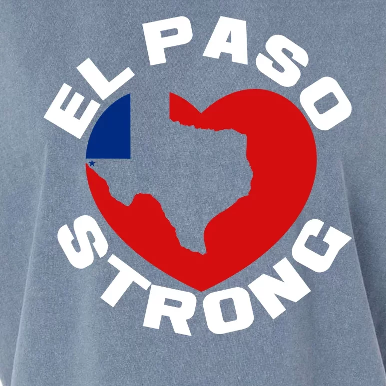 El Paso Strong Texas Heart Garment-Dyed Women's Muscle Tee