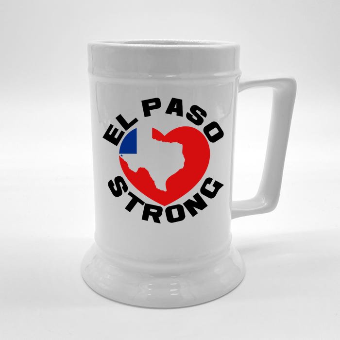 El Paso Strong Texas Heart Front & Back Beer Stein