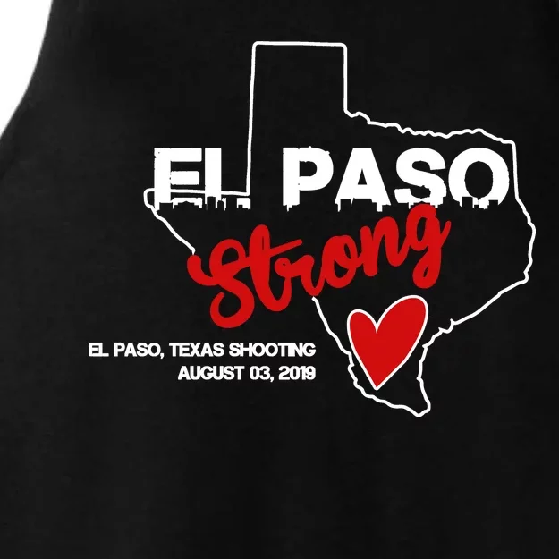 El Paso Strong Texas Shooting Ladies Tri-Blend Wicking Tank