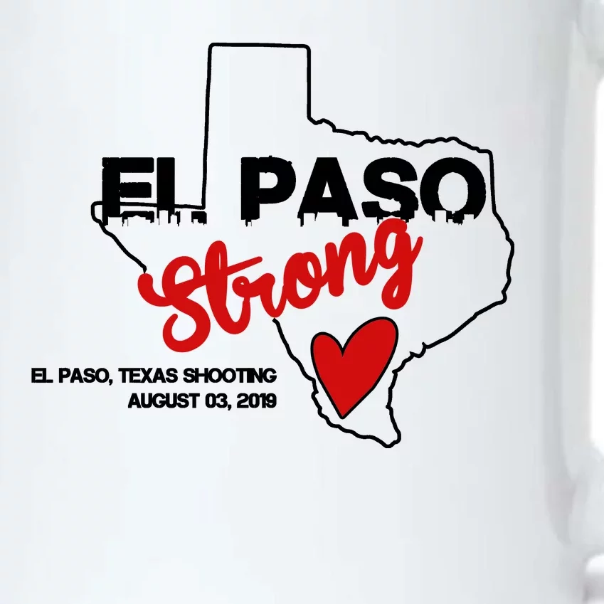 El Paso Strong Texas Shooting Black Color Changing Mug