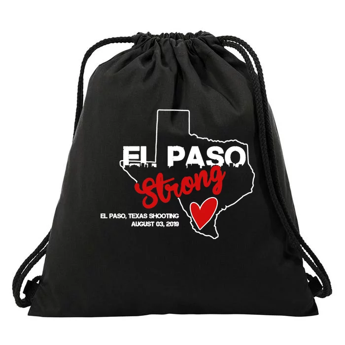 El Paso Strong Texas Shooting Drawstring Bag