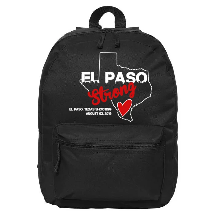 El Paso Strong Texas Shooting 16 in Basic Backpack