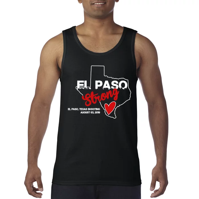 El Paso Strong Texas Shooting Tank Top