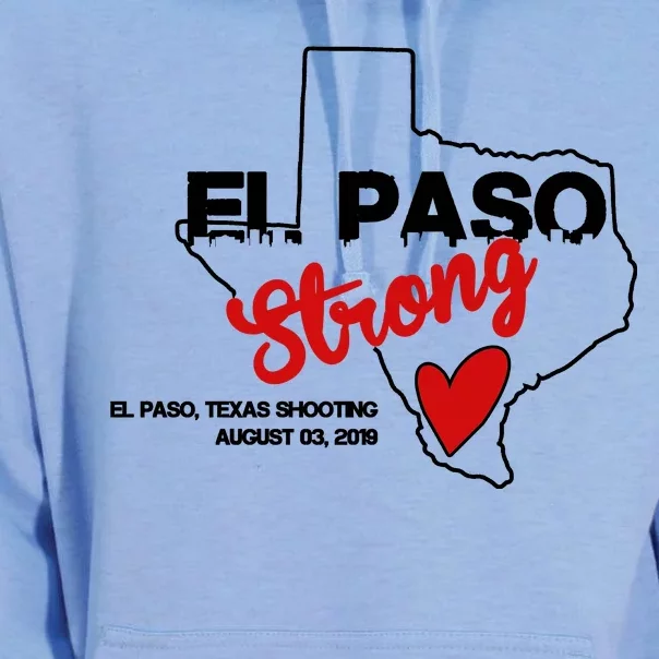 El Paso Strong Texas Shooting Unisex Surf Hoodie