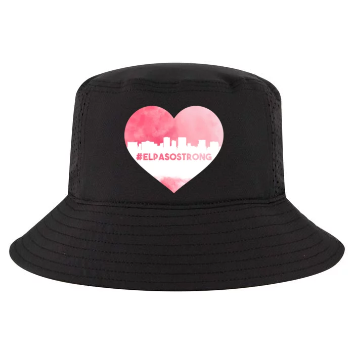 #El Paso Strong Texas Skyline Heart Cool Comfort Performance Bucket Hat