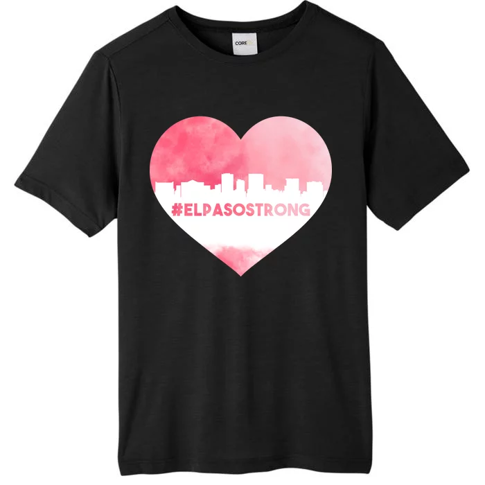 #El Paso Strong Texas Skyline Heart ChromaSoft Performance T-Shirt