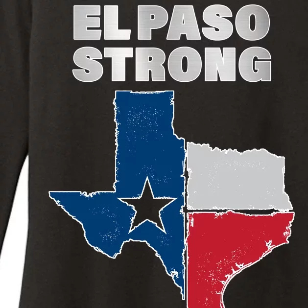 El Paso Strong Texas State Womens CVC Long Sleeve Shirt