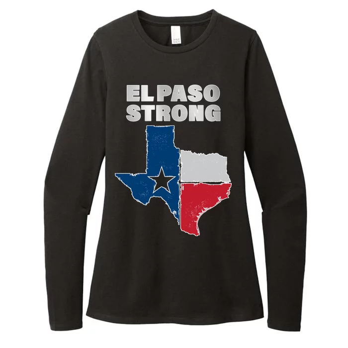 El Paso Strong Texas State Womens CVC Long Sleeve Shirt