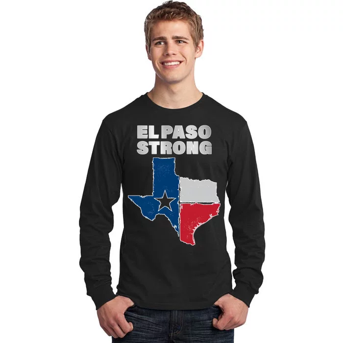 El Paso Strong Texas State Tall Long Sleeve T-Shirt