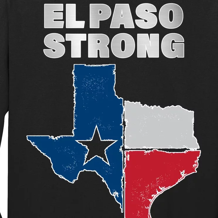 El Paso Strong Texas State Tall Long Sleeve T-Shirt