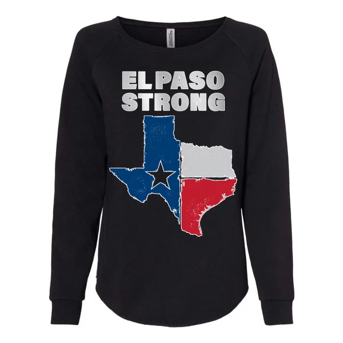 El Paso Strong Texas State Womens California Wash Sweatshirt