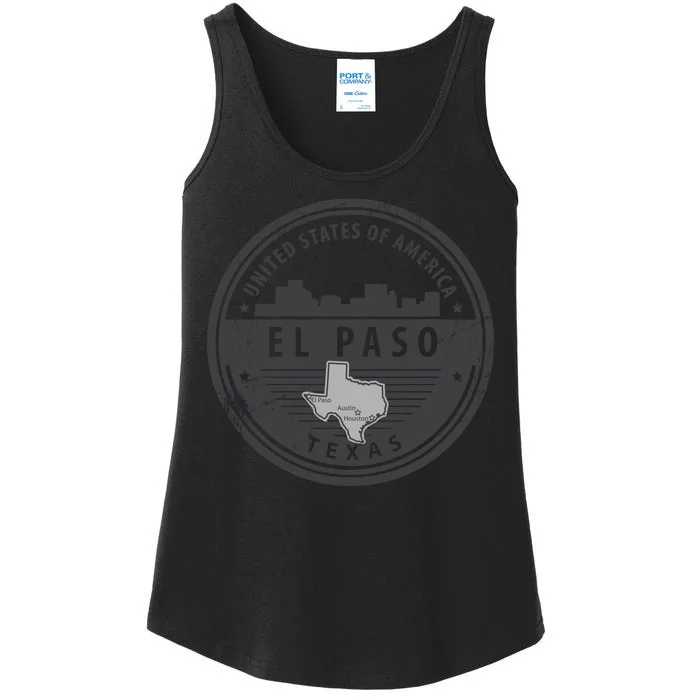 El Paso Texas Ladies Essential Tank