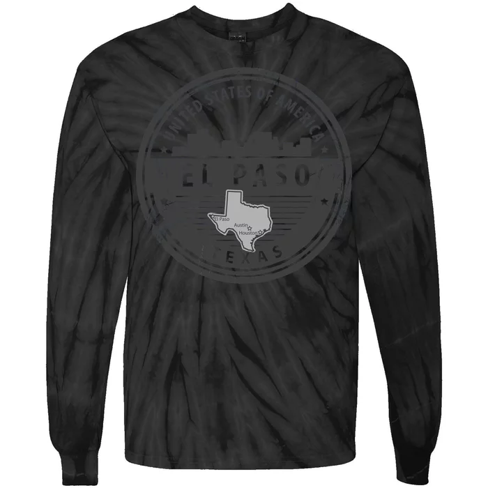 El Paso Texas Tie-Dye Long Sleeve Shirt