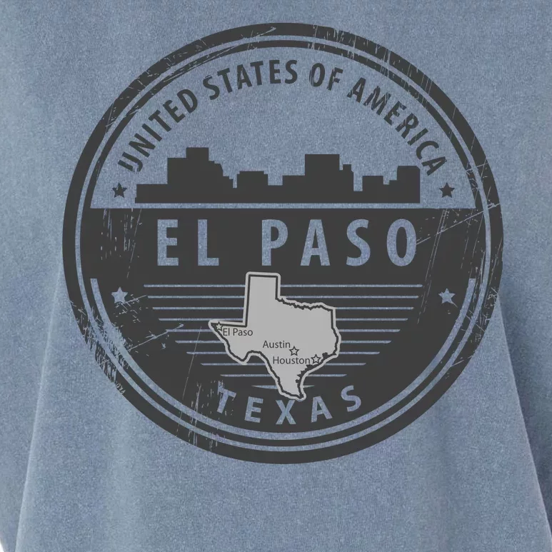 El Paso Texas Garment-Dyed Women's Muscle Tee