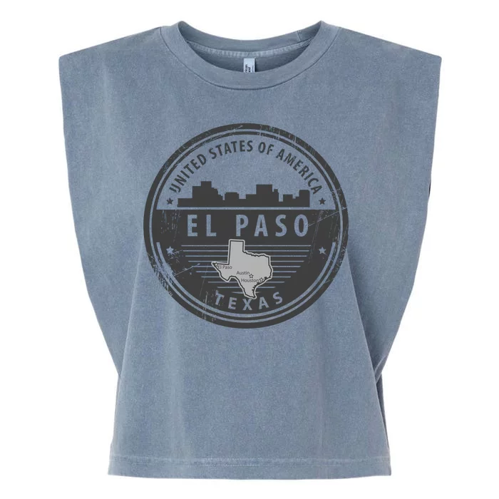 El Paso Texas Garment-Dyed Women's Muscle Tee