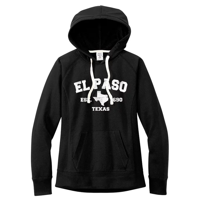 El Paso Texas Est. 1690 Vintage Women's Fleece Hoodie