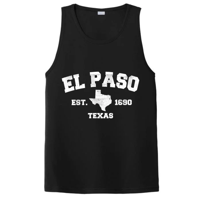 El Paso Texas Est. 1690 Vintage Performance Tank