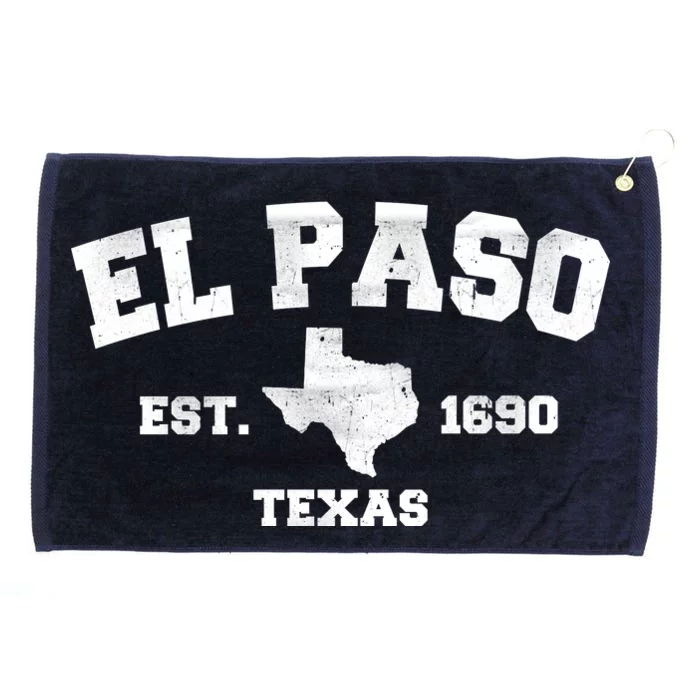 El Paso Texas Est. 1690 Vintage Grommeted Golf Towel