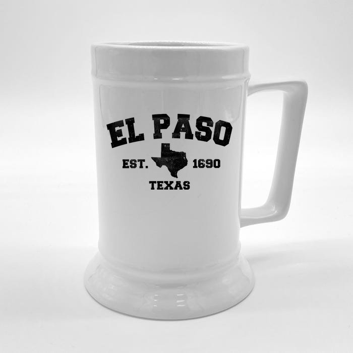 El Paso Texas Est. 1690 Vintage Front & Back Beer Stein