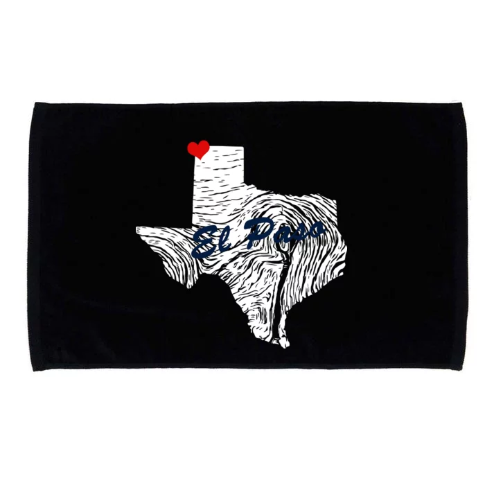 El Paso Texas State Microfiber Hand Towel