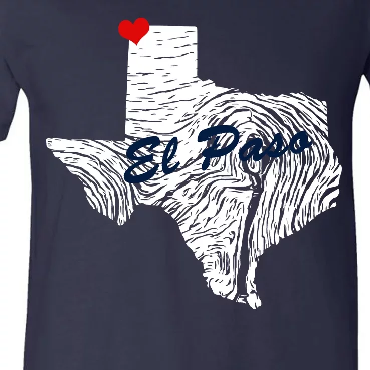 El Paso Texas State V-Neck T-Shirt