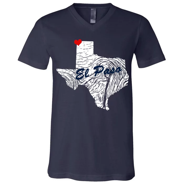 El Paso Texas State V-Neck T-Shirt