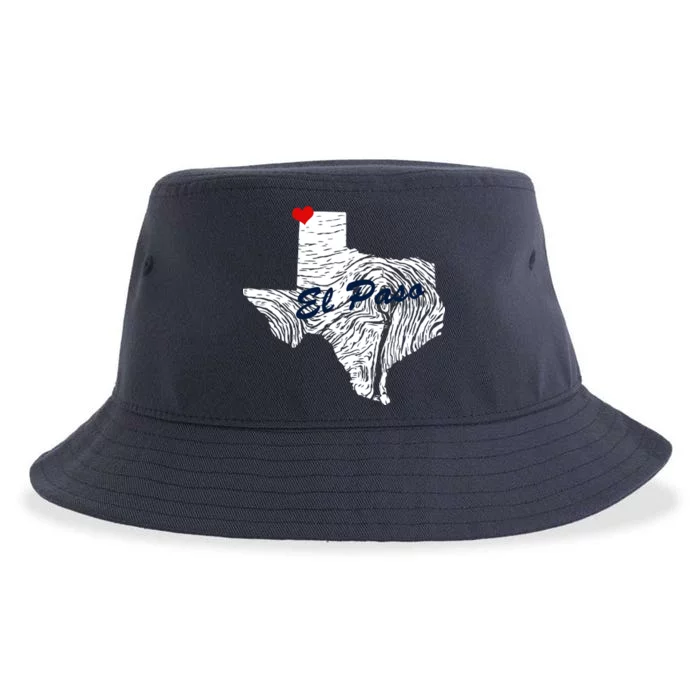 El Paso Texas State Sustainable Bucket Hat