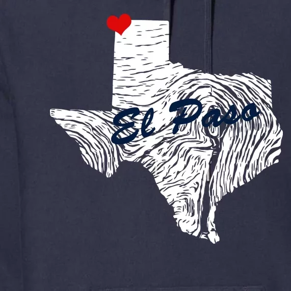 El Paso Texas State Premium Hoodie