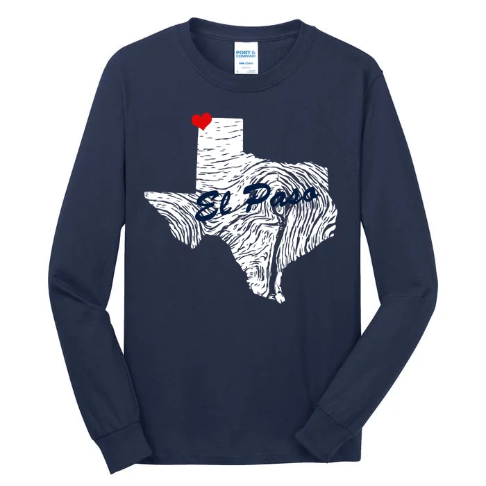 El Paso Texas State Tall Long Sleeve T-Shirt