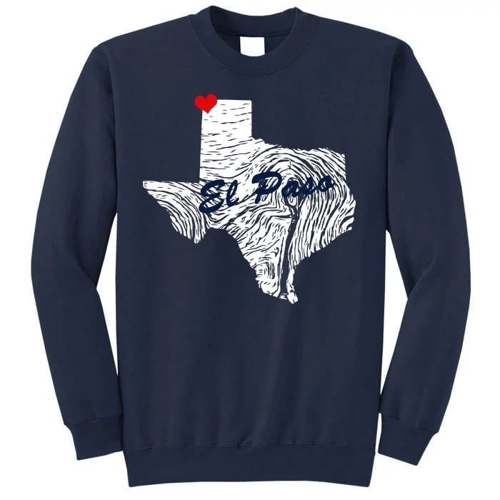 El Paso Texas State Tall Sweatshirt