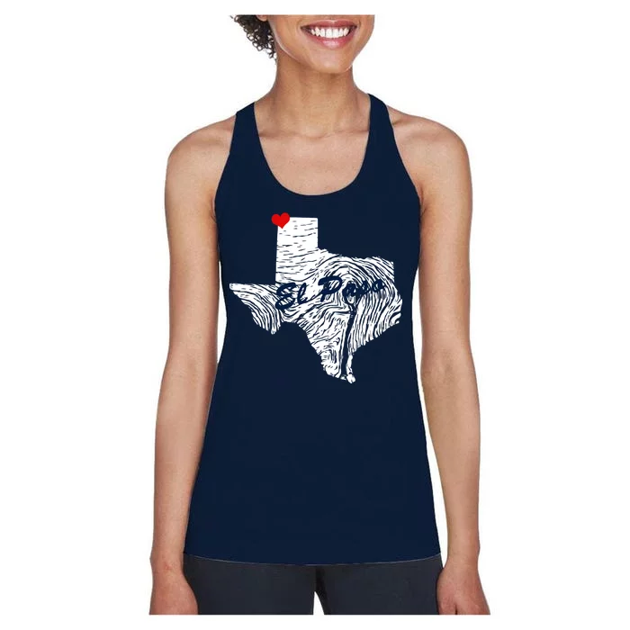 El Paso Texas State Women's Racerback Tank