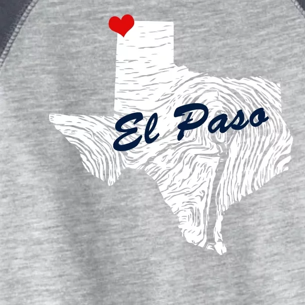 El Paso Texas State Toddler Fine Jersey T-Shirt