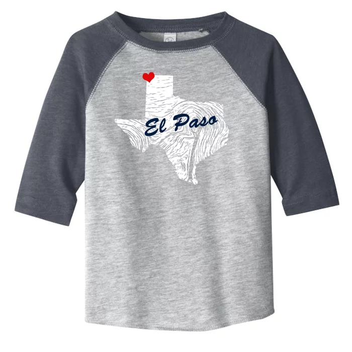 El Paso Texas State Toddler Fine Jersey T-Shirt