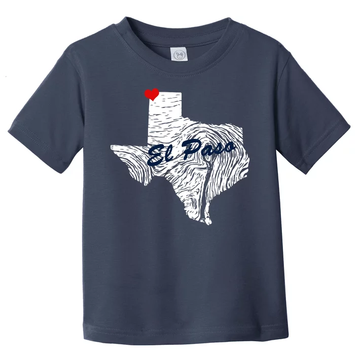 El Paso Texas State Toddler T-Shirt