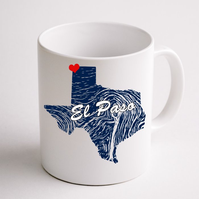 El Paso Texas State Front & Back Coffee Mug