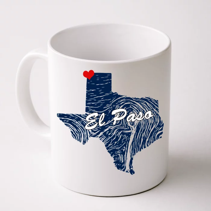 El Paso Texas State Front & Back Coffee Mug