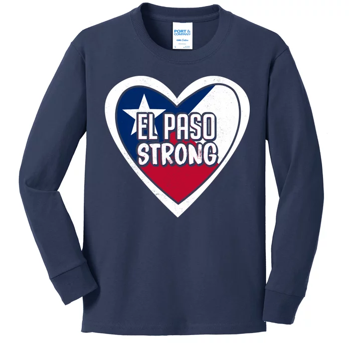 El Paso Texas Strong Kids Long Sleeve Shirt