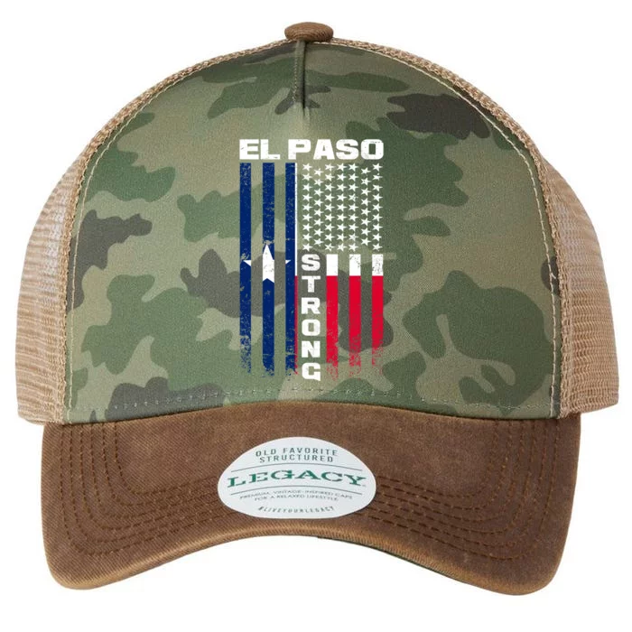 El Paso Texas Strong Flag Legacy Tie Dye Trucker Hat