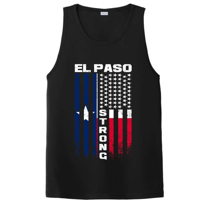 El Paso Texas Strong Flag Performance Tank